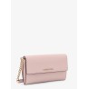 Jer set leather shoulder bag with frontal monogram