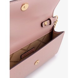 Jer set leather shoulder bag with frontal monogram