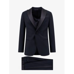 Icon virgin wool tuxedo with satin profiles