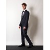 Icon virgin wool tuxedo with satin profiles