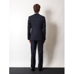 Icon virgin wool tuxedo with satin profiles