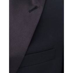 Icon virgin wool tuxedo with satin profiles