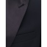 Icon virgin wool tuxedo with satin profiles
