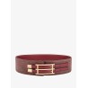 Jacquard paisley fabric belt