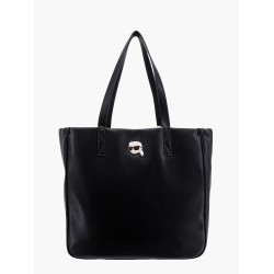 Alternative material to leather shoulder bag with k/ikonik patch