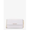 Jer set leather shoulder bag with frontal monogram