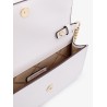 Jer set leather shoulder bag with frontal monogram