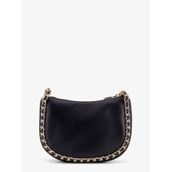 Kendall leather shoulder bag with frontal monogram