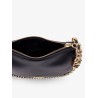 Kendall leather shoulder bag with frontal monogram