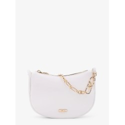 Kendall leather shoulder bag with frontal monogram