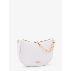 Kendall leather shoulder bag with frontal monogram