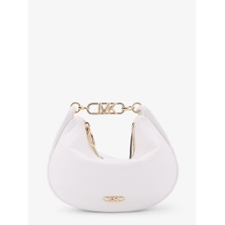 Kendall leather shoulder bag with frontal monogram