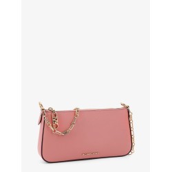 Empire leather shoulder bag with metal logo