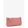 Empire leather shoulder bag with metal logo
