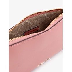 Empire leather shoulder bag with metal logo