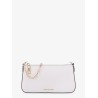 Empire leather shoulder bag with metal logo