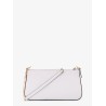 Empire leather shoulder bag with metal logo