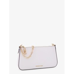 Empire leather shoulder bag with metal logo