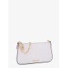 Empire leather shoulder bag with metal logo