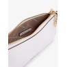 Empire leather shoulder bag with metal logo
