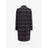 Tartan wool and cashmere coat