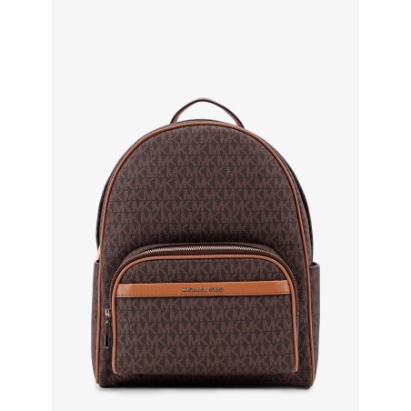 Bex coated canvas backpack with frontal logo patch