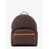 Bex coated canvas backpack with frontal logo patch