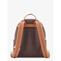 Bex coated canvas backpack with frontal logo patch