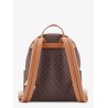 Bex coated canvas backpack with frontal logo patch