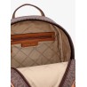 Bex coated canvas backpack with frontal logo patch