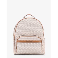 Bex coated canvas backpack with frontal logo patch