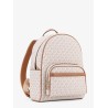 Bex coated canvas backpack with frontal logo patch