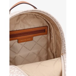 Bex coated canvas backpack with frontal logo patch