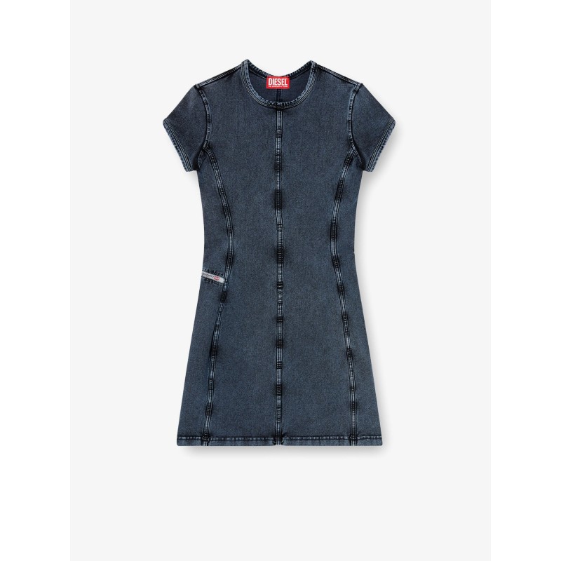 D-Cupsleeves stretch cotton short dress