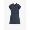 D-Cupsleeves stretch cotton short dress