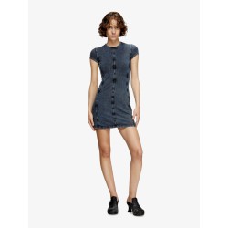 D-Cupsleeves stretch cotton short dress