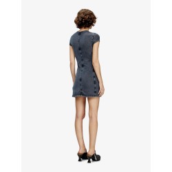 D-Cupsleeves stretch cotton short dress