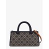 T Monogram E/W fabric and leather bag