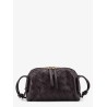 Concert leather clutch with Intrecciato motif