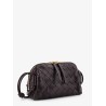 Concert leather clutch with Intrecciato motif