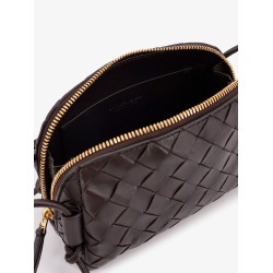 Concert leather clutch with Intrecciato motif