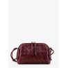 Concert leather clutch with Intrecciato motif