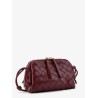Concert leather clutch with Intrecciato motif