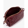 Concert leather clutch with Intrecciato motif