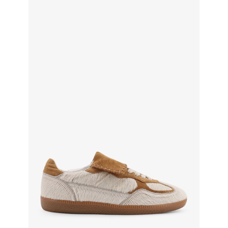 Tb.490 pony skin low-top sneakers with suede inserts
