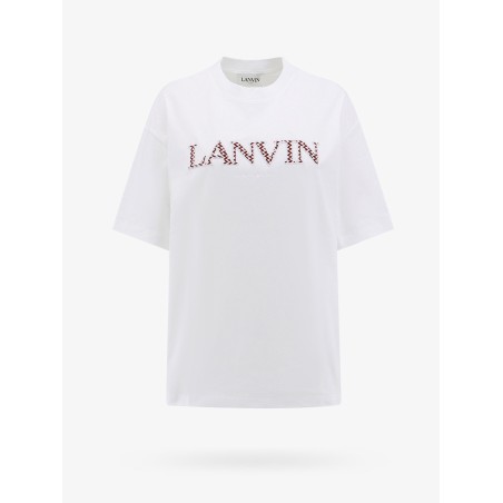 Cotton t-shirt with lanvin patch