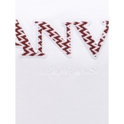 Cotton t-shirt with lanvin patch