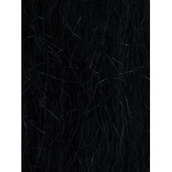 Viscose and silk dress with rafia details