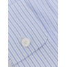 Cotton shirt with striped motif