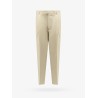 Cotton and silk casual fit trouser